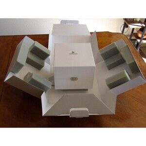 Vintage Swarovski Crystal Maxi Flower Arrangement 252976 Retired w/ Both Boxes